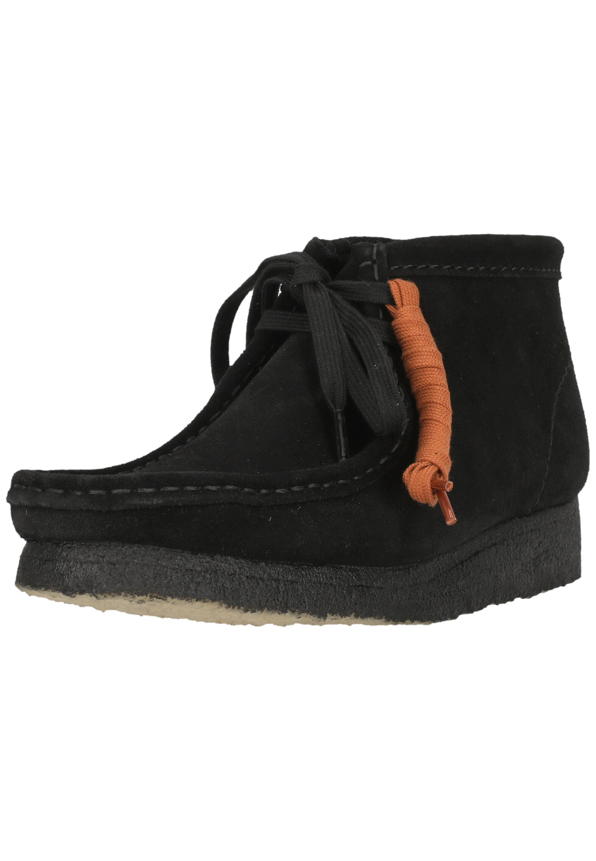 Schnürschuhe Wallabee Boot. Black Sde 2/5