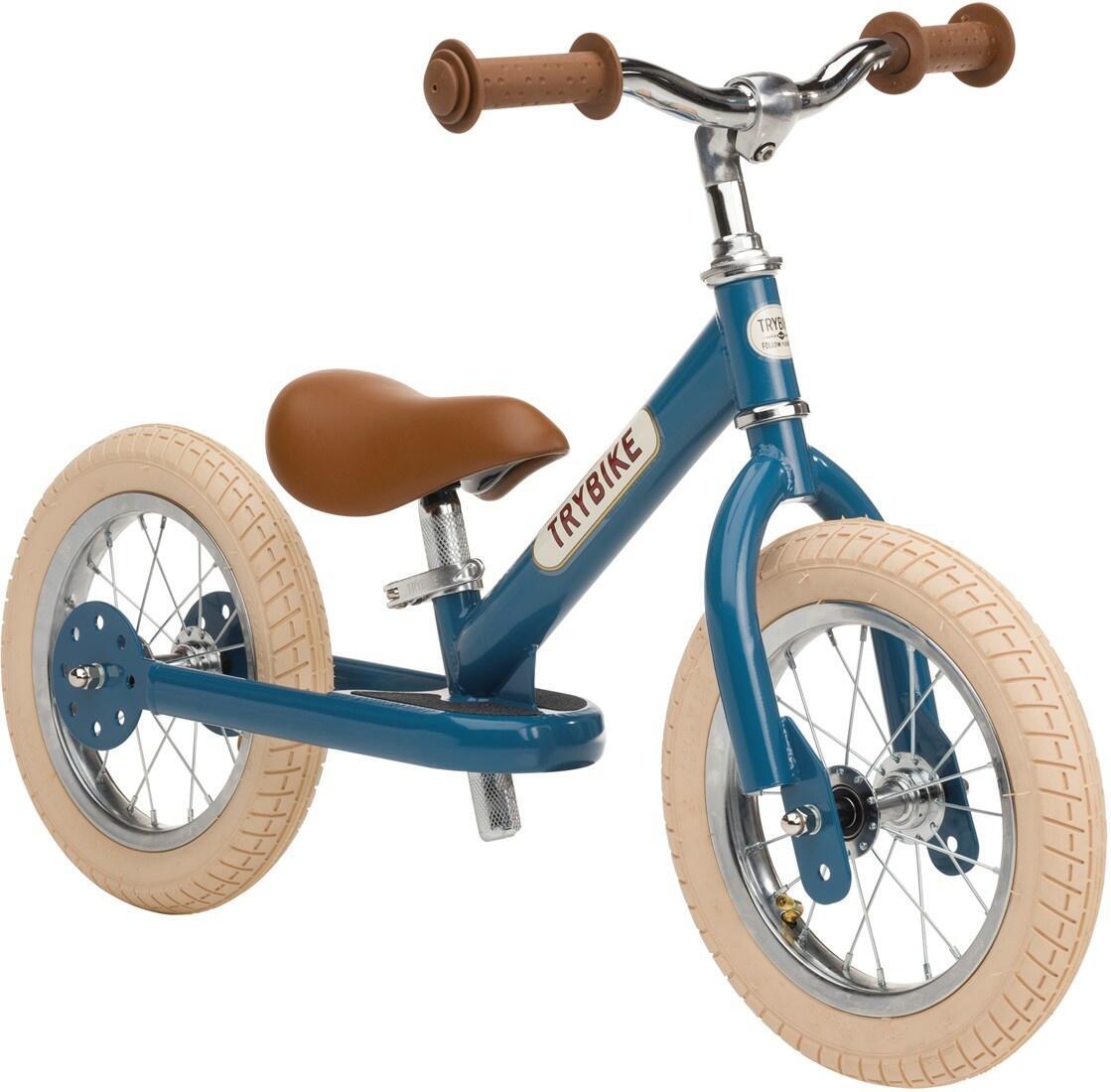 Trybike Steel 2-in-1 petrol blauw, 12" 2/4