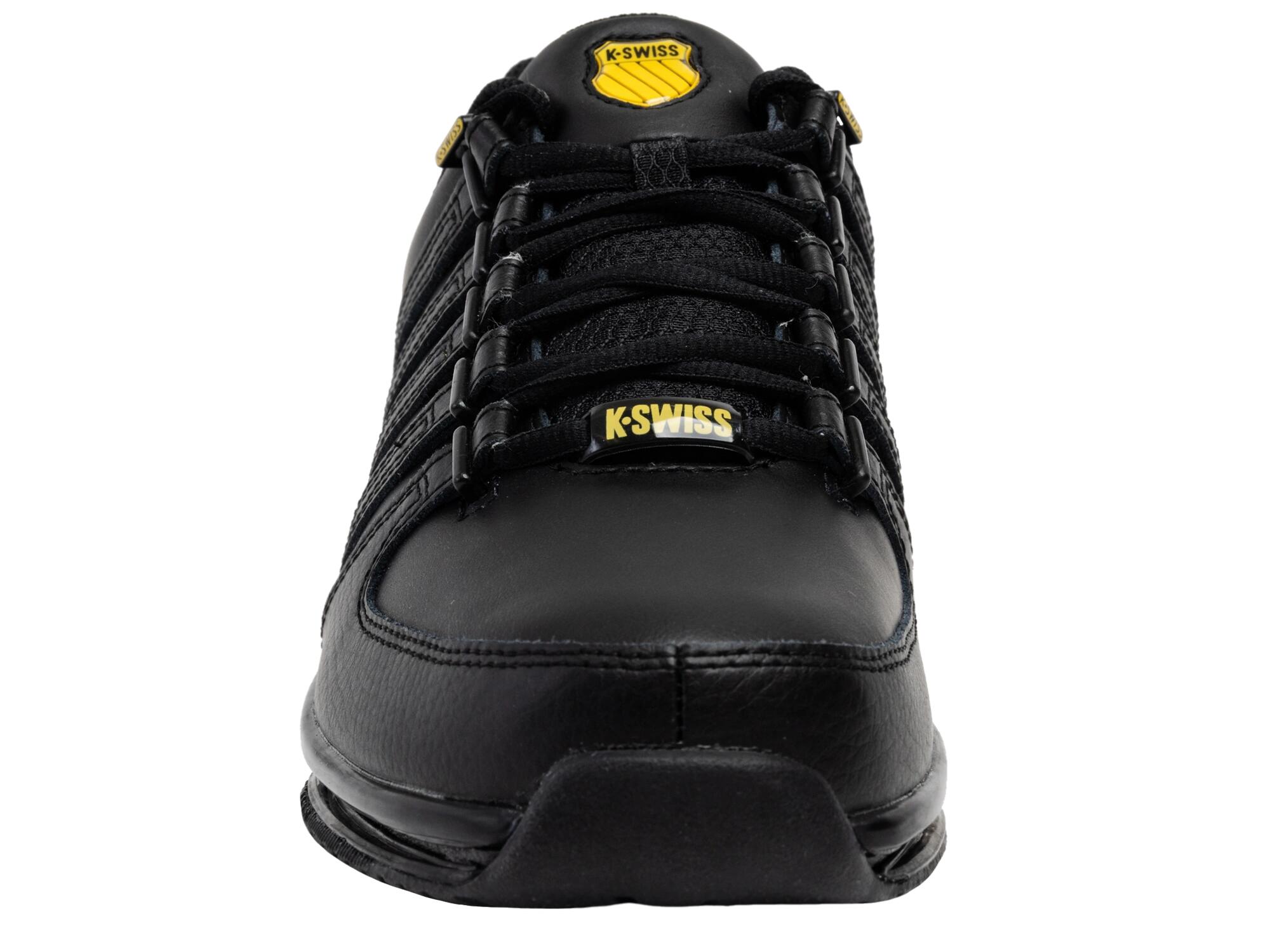 K-SWISS Herren Sneaker Low, schwarz-gelb, vielseitig für Freizeit und Reisen 3/5
