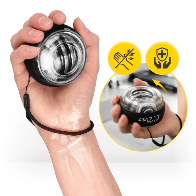 Gyrokugel Powerball Handgelenktrainer Unterarmtrainer Kreiselball 4FIZJO 5/7