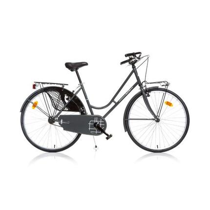 Vélo enfant Holland, vélo de ville 26 pouces, vélo femme gris Dino Bikes