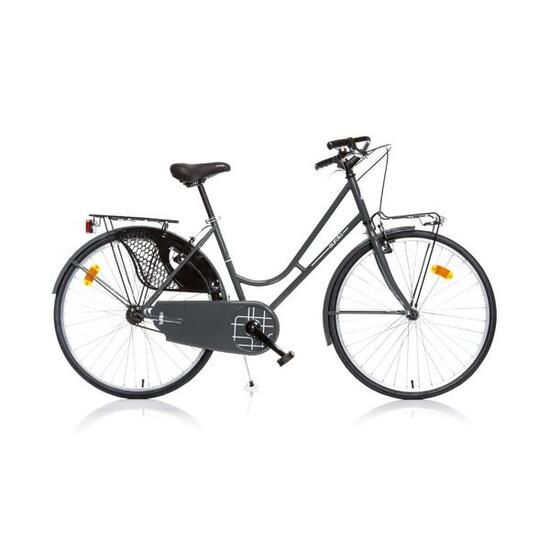 Vélo enfant Holland, vélo de ville 26 pouces, vélo femme gris Dino Bikes
