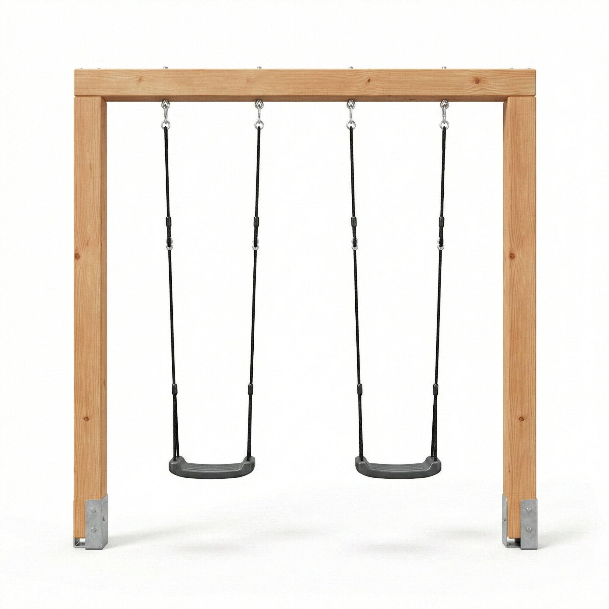 Linea Massiv 140 balançoire double en bois 2/6
