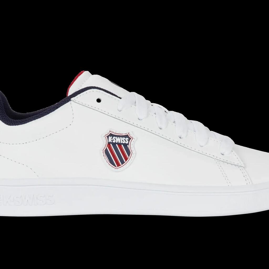 K-SWISS Court Shield II men’s sneakers – White, Peacoat, Samba Red