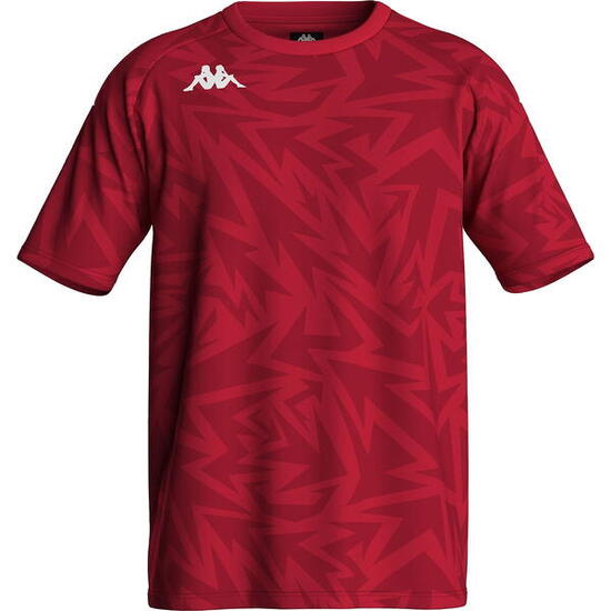 Kappa Favero Maillot Manches Courtes Homme - Rouge