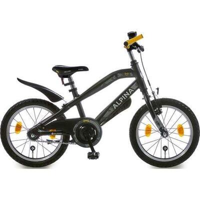 Alpina trial kinderfiets 16" space black matt