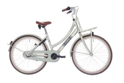Load n3 24" kinderfiets, wit - aluminium frame