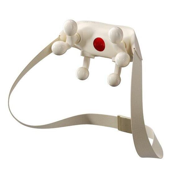 Appareil Massage Cou & Épaules Sans Fil Chaleur 360° HS500-2 Blanc