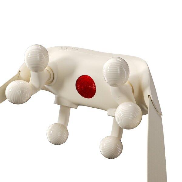 Draadloze Nek- & Schoudermassager met Warmte & 360° HS500-2 Wit 4/4