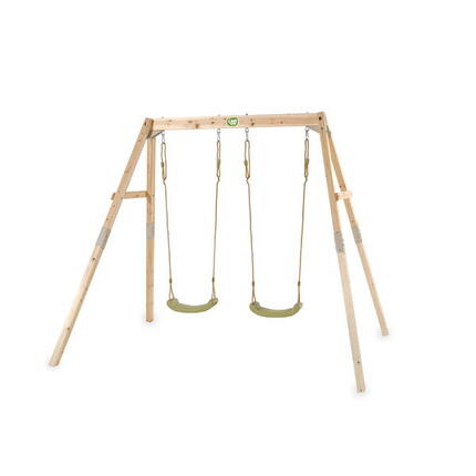Balançoire double en bois Silvi