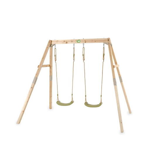 Balançoire double en bois Silvi