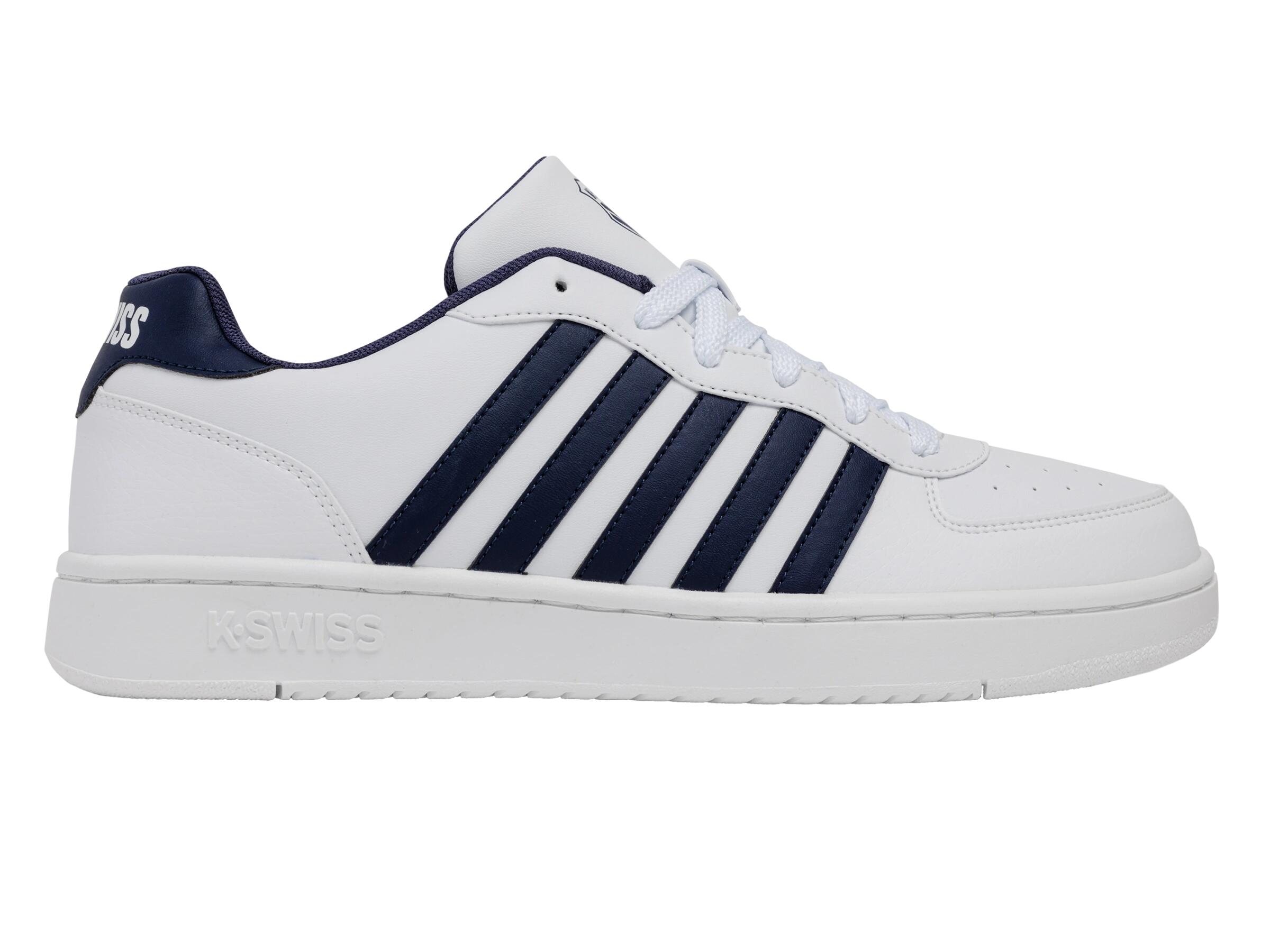 Sneakersy męskie K-swiss COURT KALI na co dzień białe (04777-124-M)