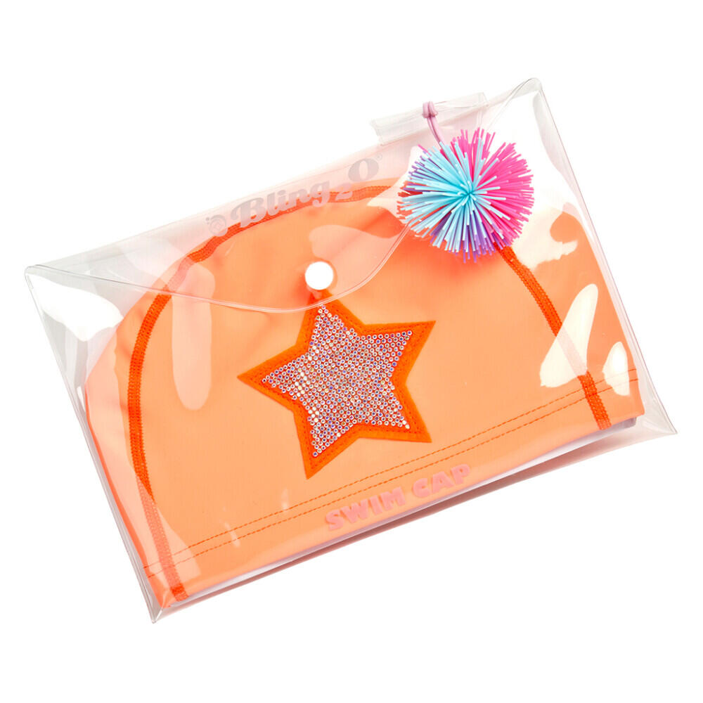 BONNET DE BAIN ÉTOILE CORAIL 3+ Orange Protection UV à 100 % 3/5