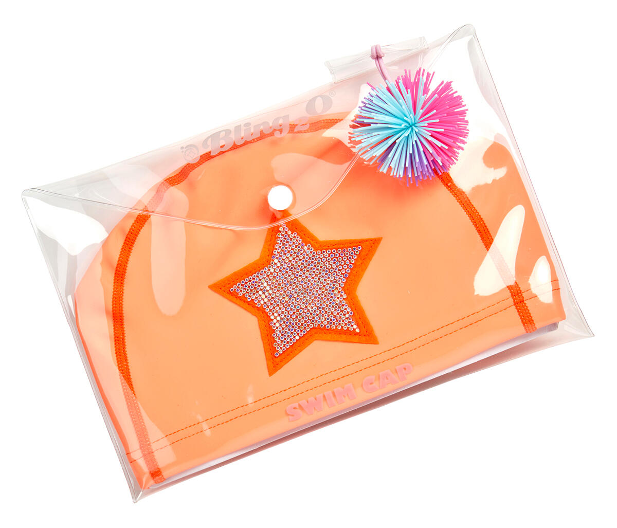 BONNET DE BAIN ÉTOILE CORAIL 3+ Orange Protection UV à 100 % 5/5