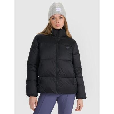 4f zwarte down jas down jacket 4fwaw25tdjaf581-20s