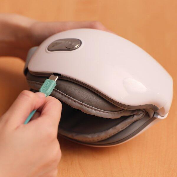 Draadloze Oogmassager met Warmte, Modi & Bluetooth ES500 Wit 7/7