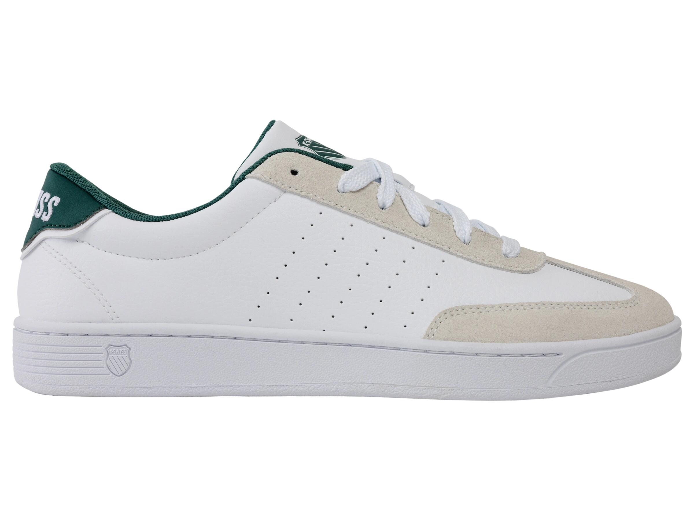 Sneakersy męskie K-swiss COURT BALBOA na co dzień białe (04735-168-M)