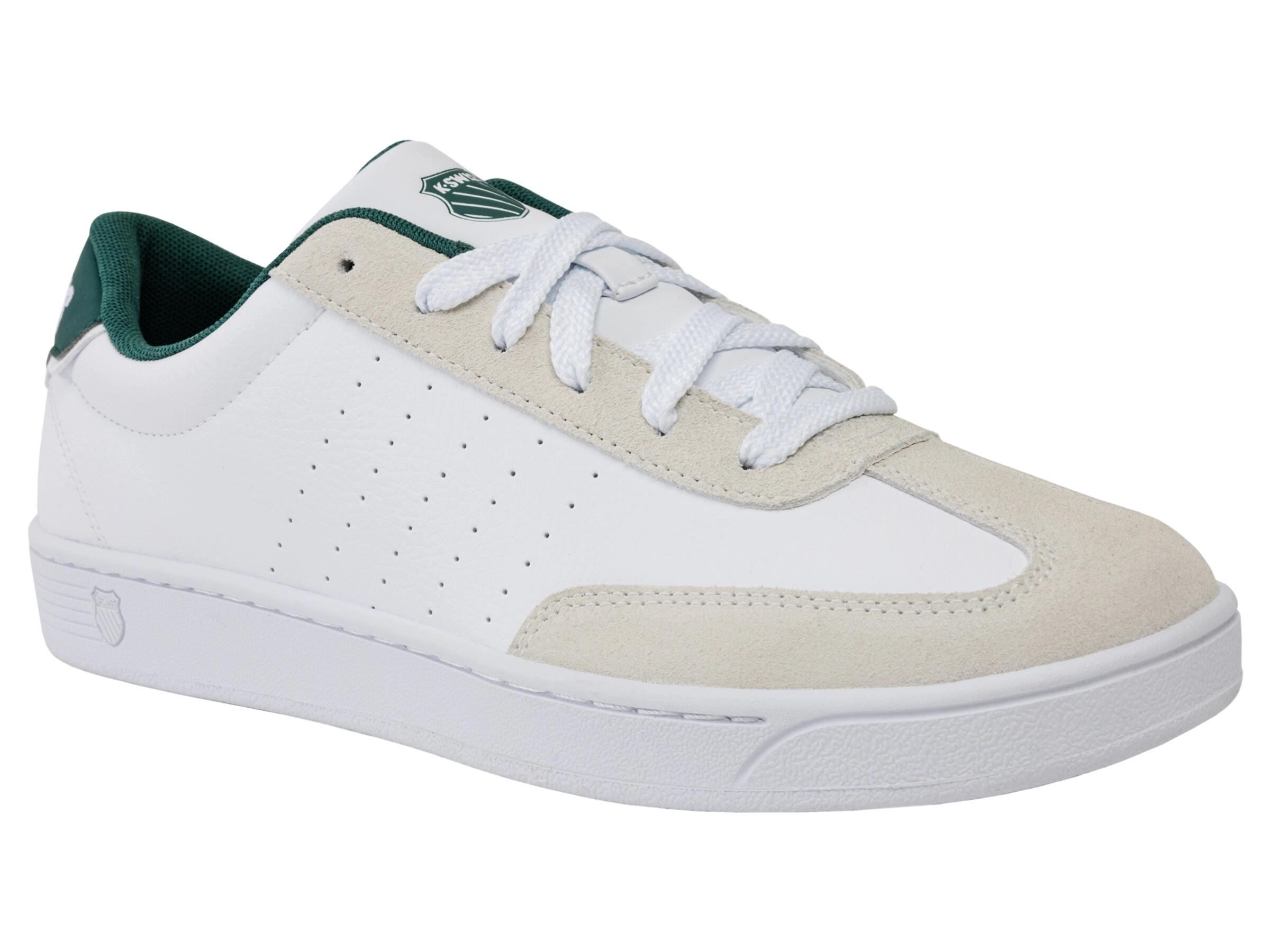 Zapatillas K-SWISS Court Balboa para hombre, blancas, calzado casual deportivo 2/5