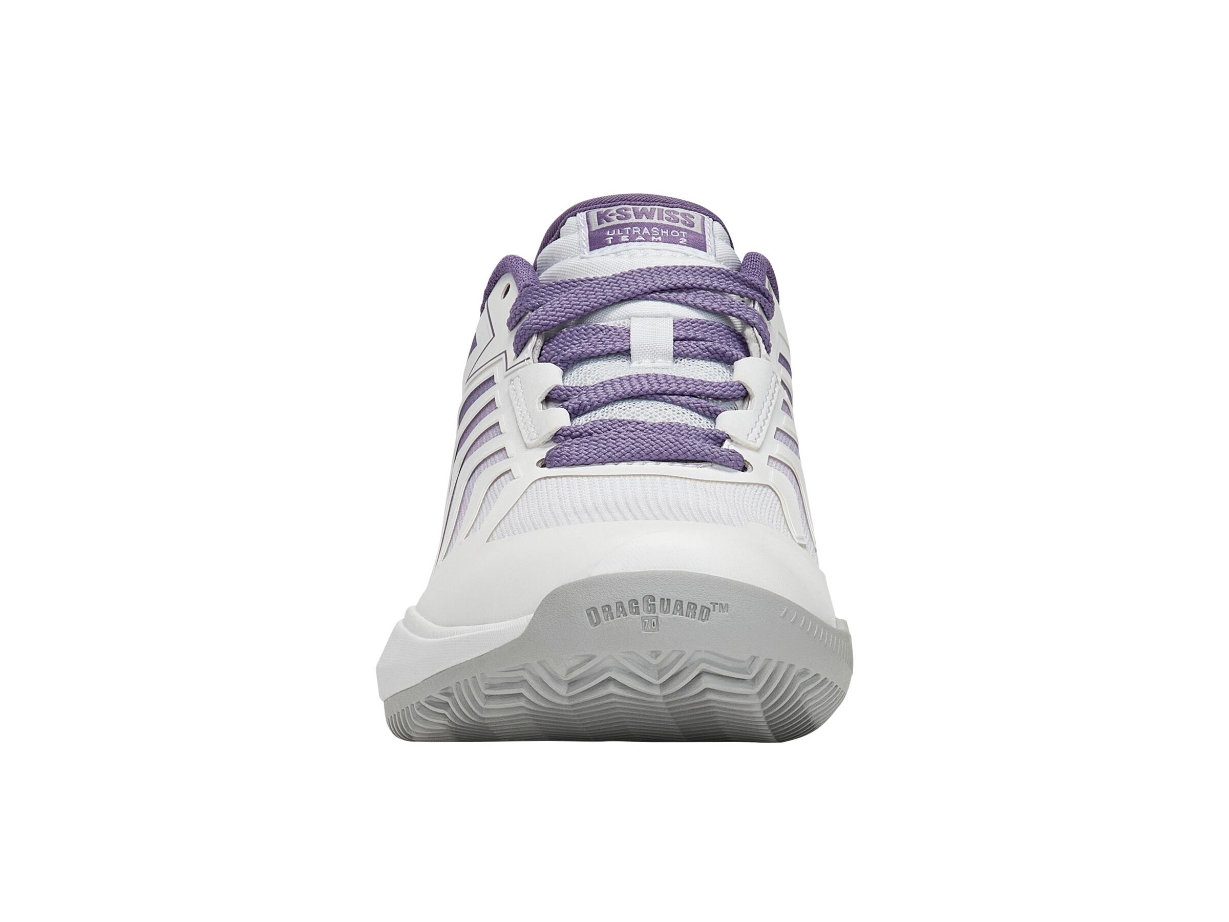 Zapatillas de entrenamiento K‑SWISS ULTRASHOT TM2CLAY para mujer, blancas 3/5