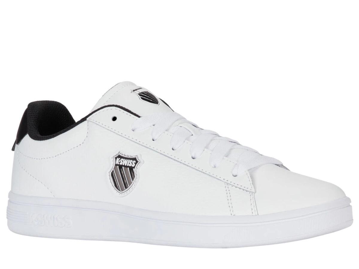 Zapatillas K-SWISS Court Shield II para hombre, blanco, corte bajo 2/3