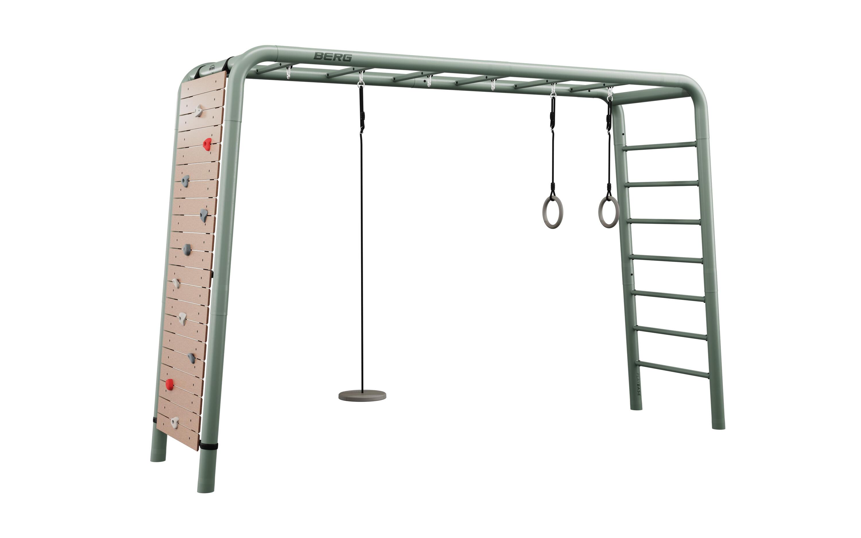 Plac Zabaw i Fitness, PlayBase Large + Peak set Zielony 1/7