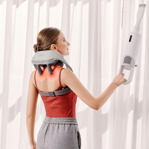 Shiatsu Nek- & Schoudermassager met Warmtefunctie H5 Mini Grijs 6/7