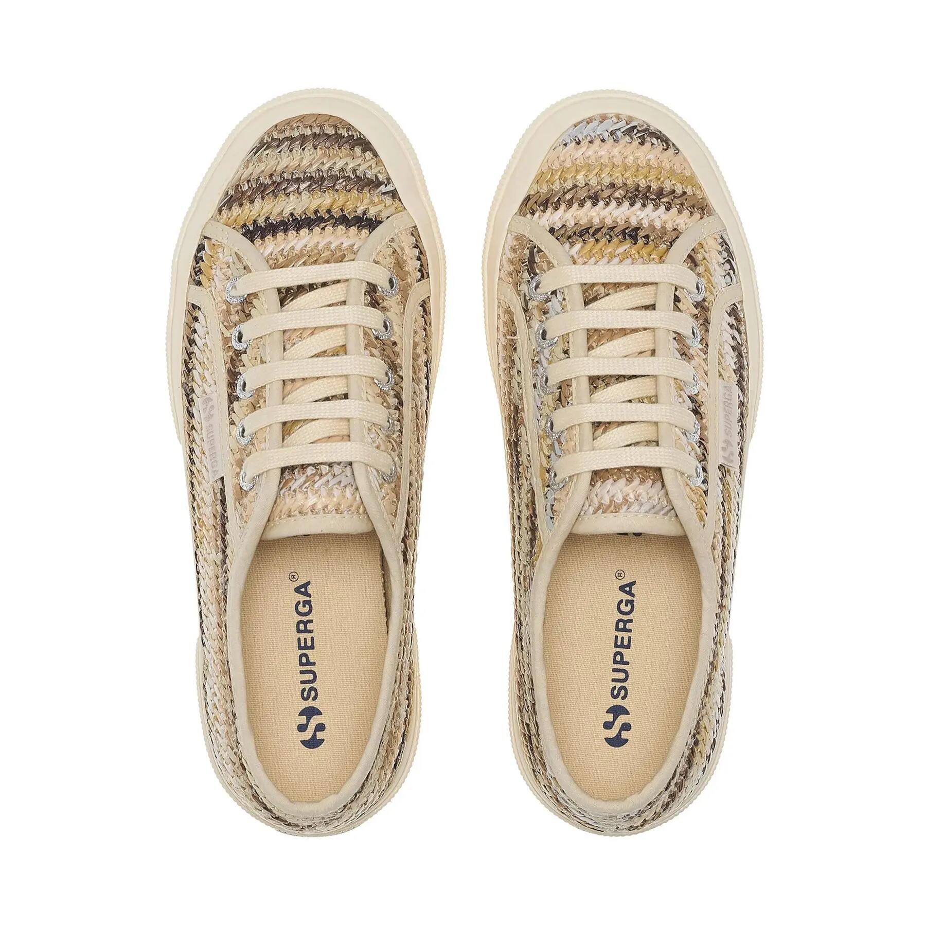 Sneakers da donna Superga 2750 Raffia 4/5