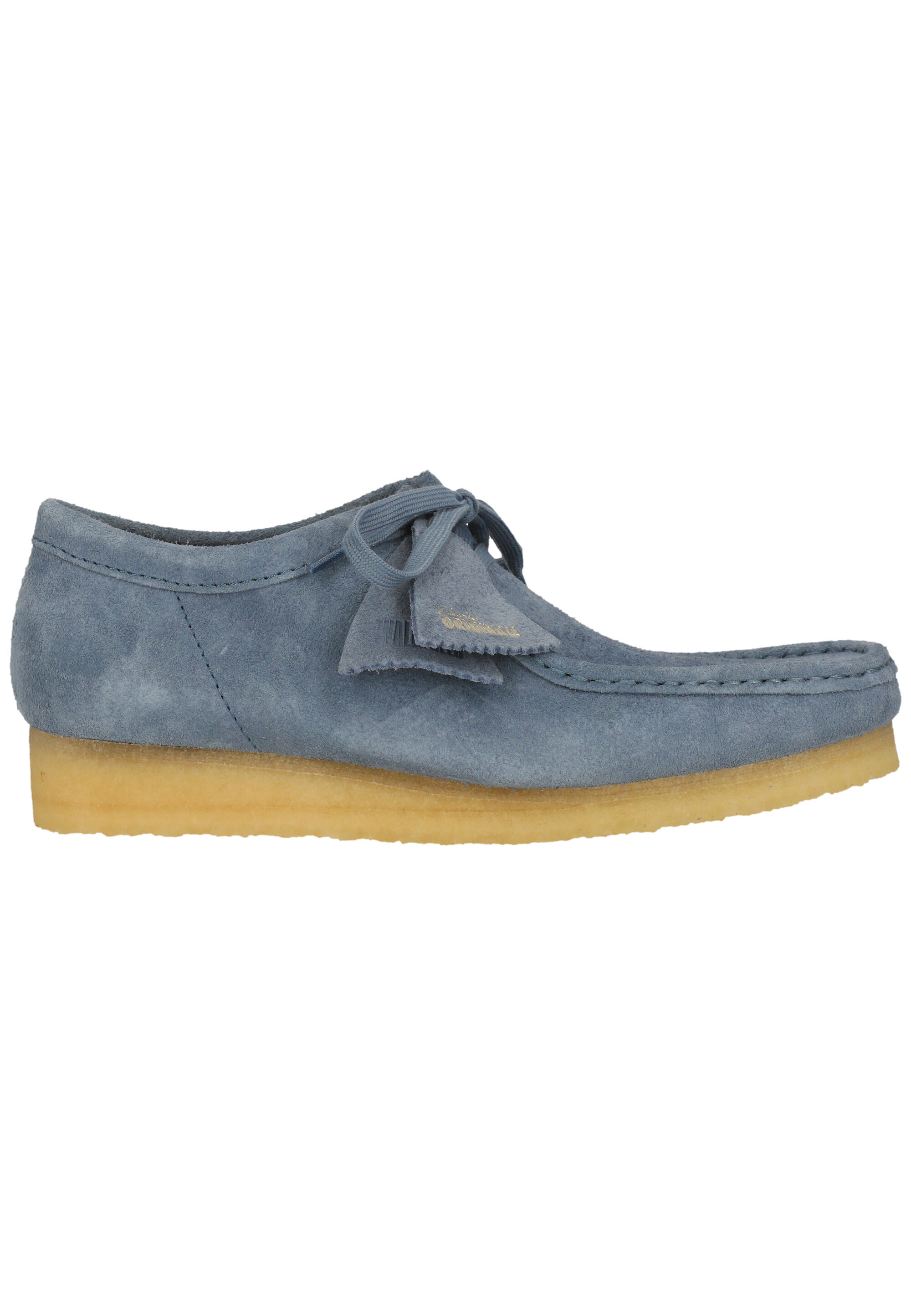 Schnürschuhe Wallabee French Blue Sde 3/5