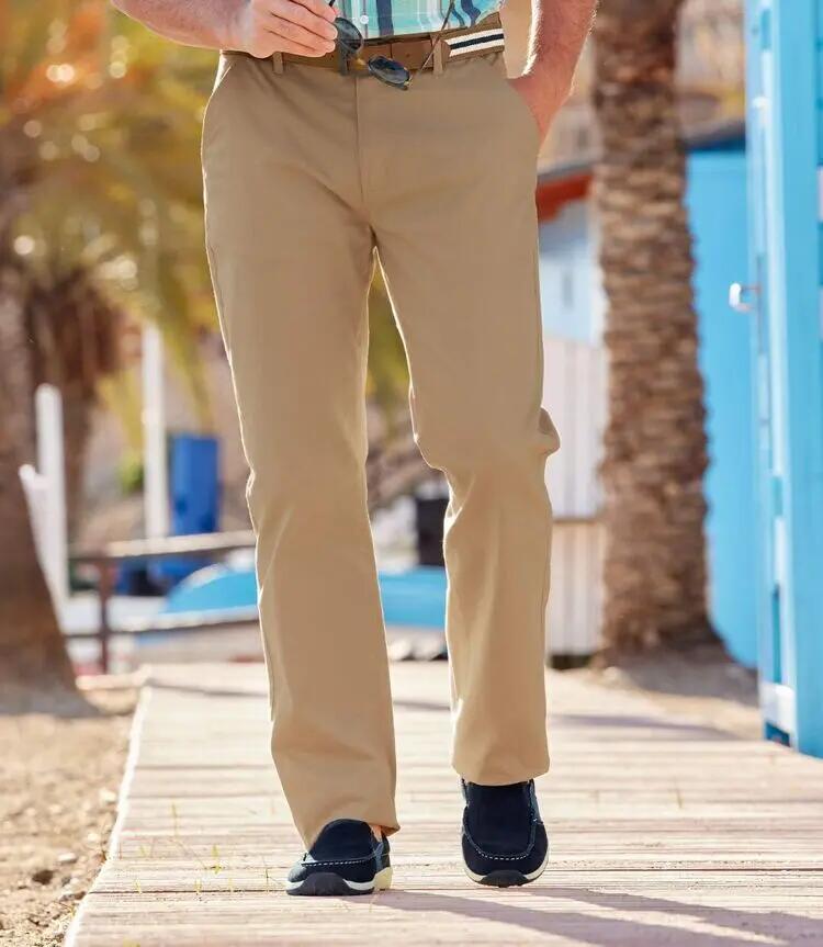 Chino-Hose aus Stretch-Twill 2/2