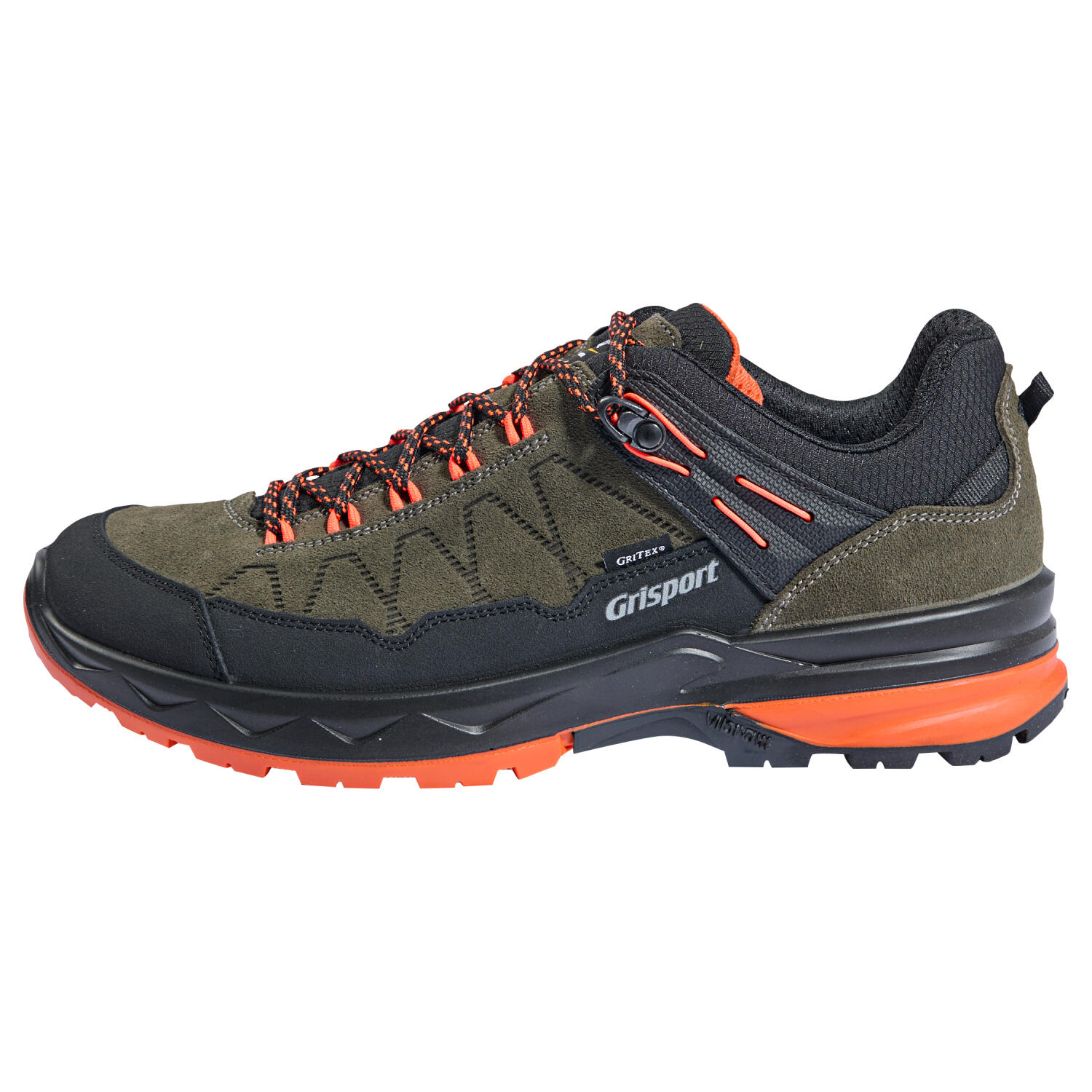 Grisport Scamosciato Halbschuhe Herren (Olive/Orange) Größe 41 2/3