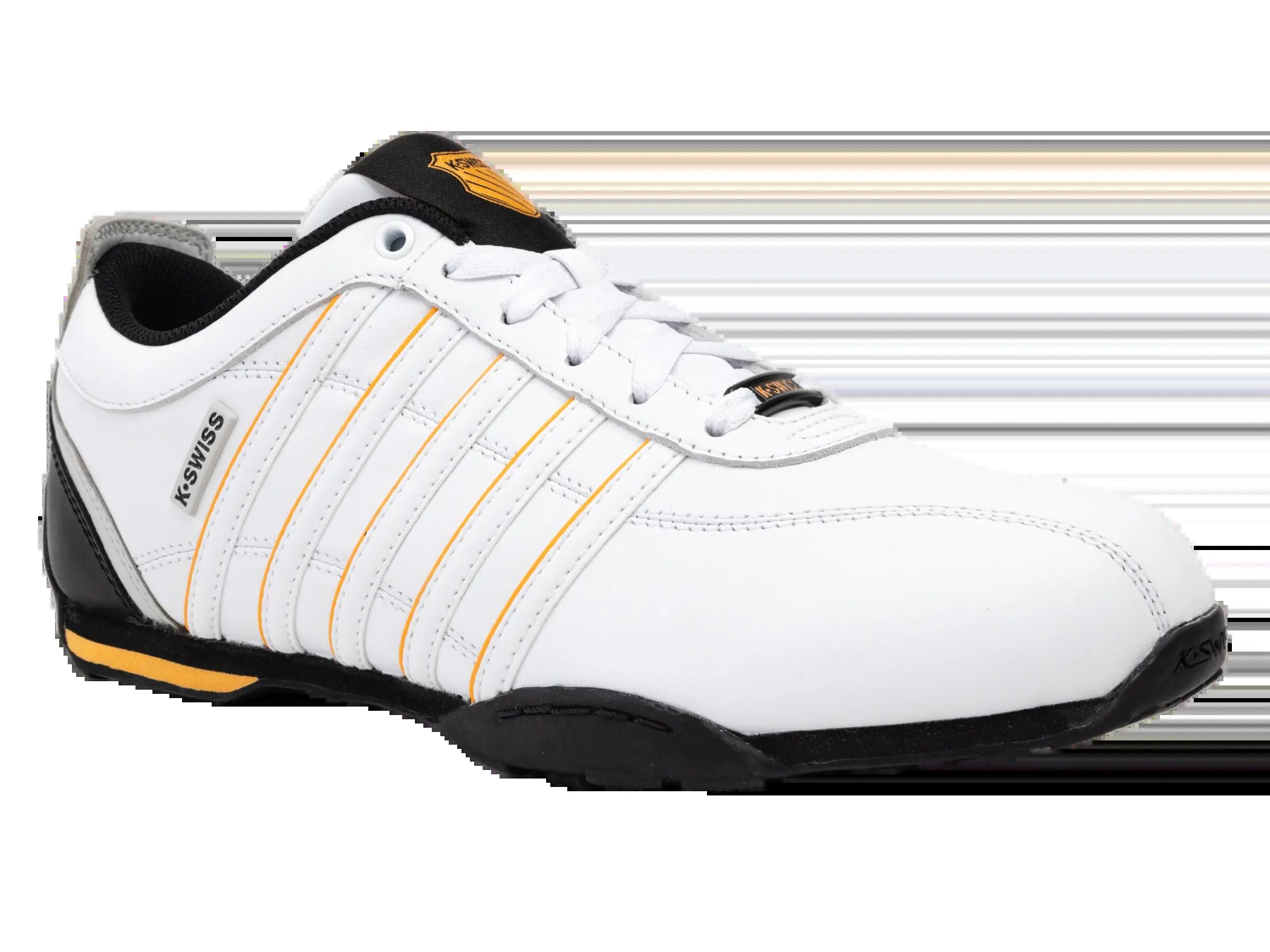 K-SWISS ARVEE 1.5 Baskets homme blanc-noir-jaune 2/6