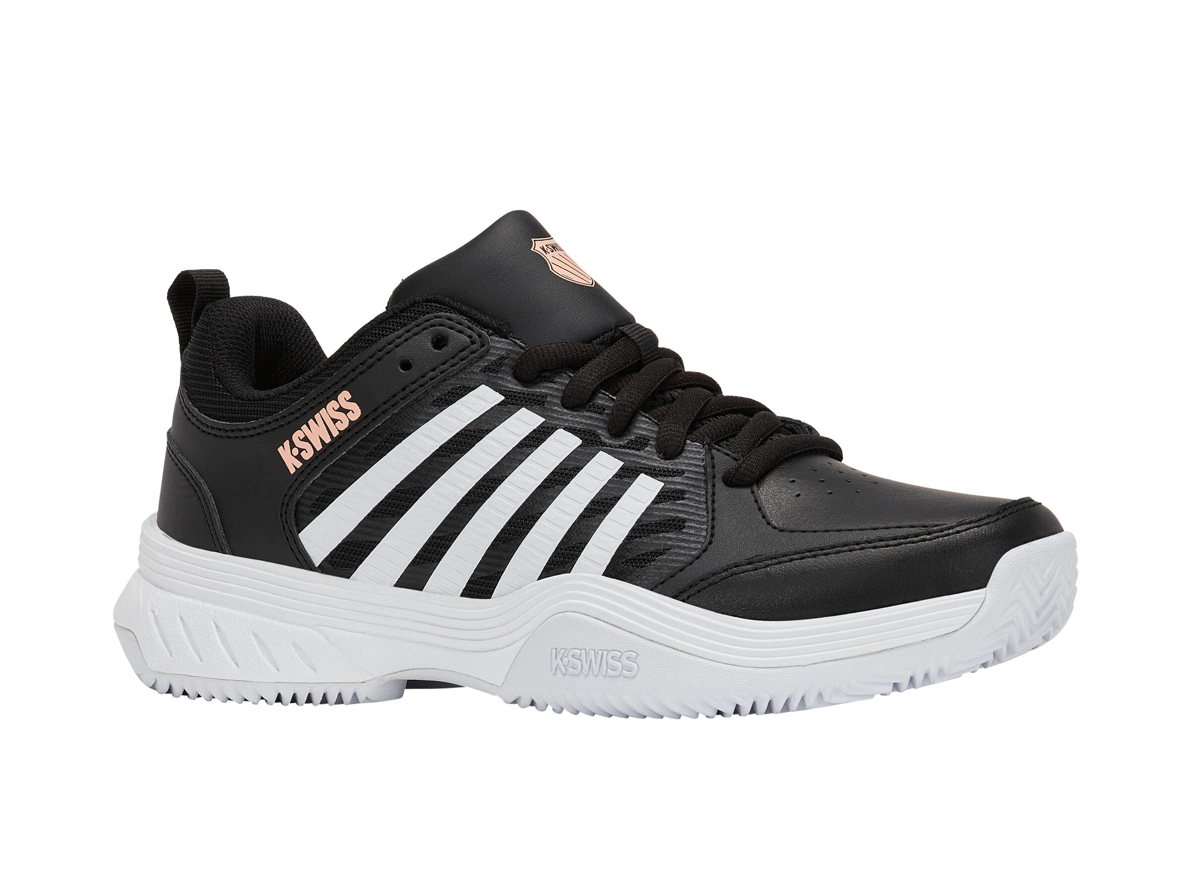 Zapatillas de tenis K-SWISS Court Express 2 Clay para mujer, bajas, negras 2/5