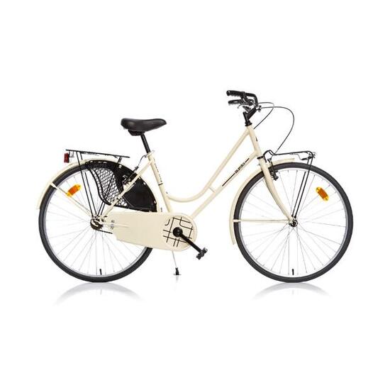 Vélo enfant Holland, vélo de ville 26 pouces, vélo femme crème Dino Bikes