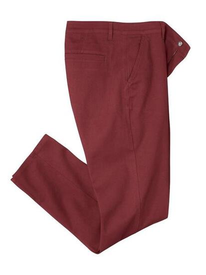 Graue Chino-Hose