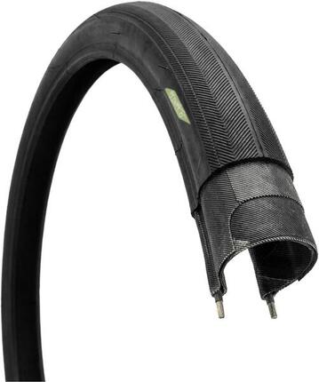 1 Pneu Haute Pression 24x1 (25-540) Noir Fauteuil et Vélo JuniorEV