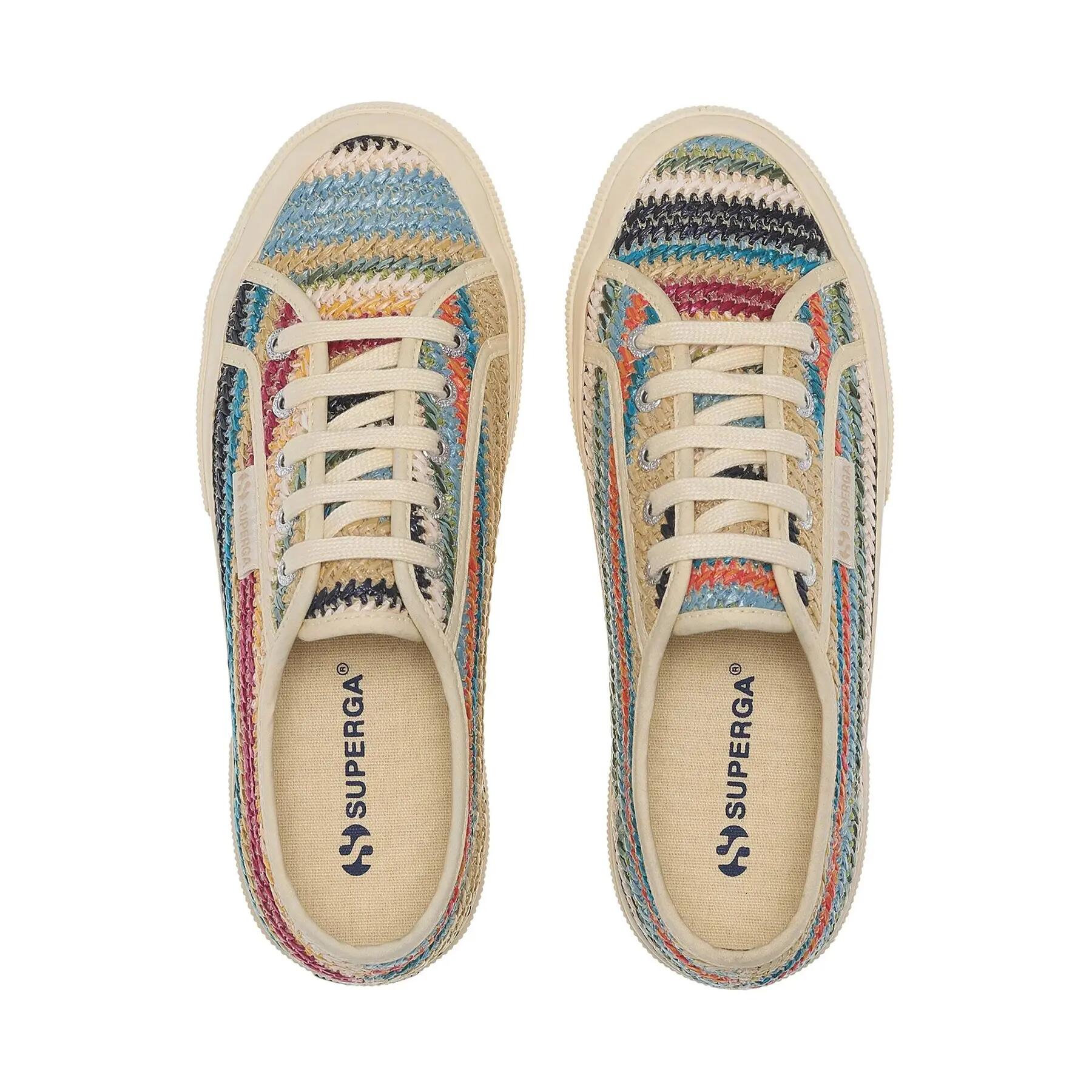 Sapatilhas de mulheres Superga 2750 Raffia 4/5