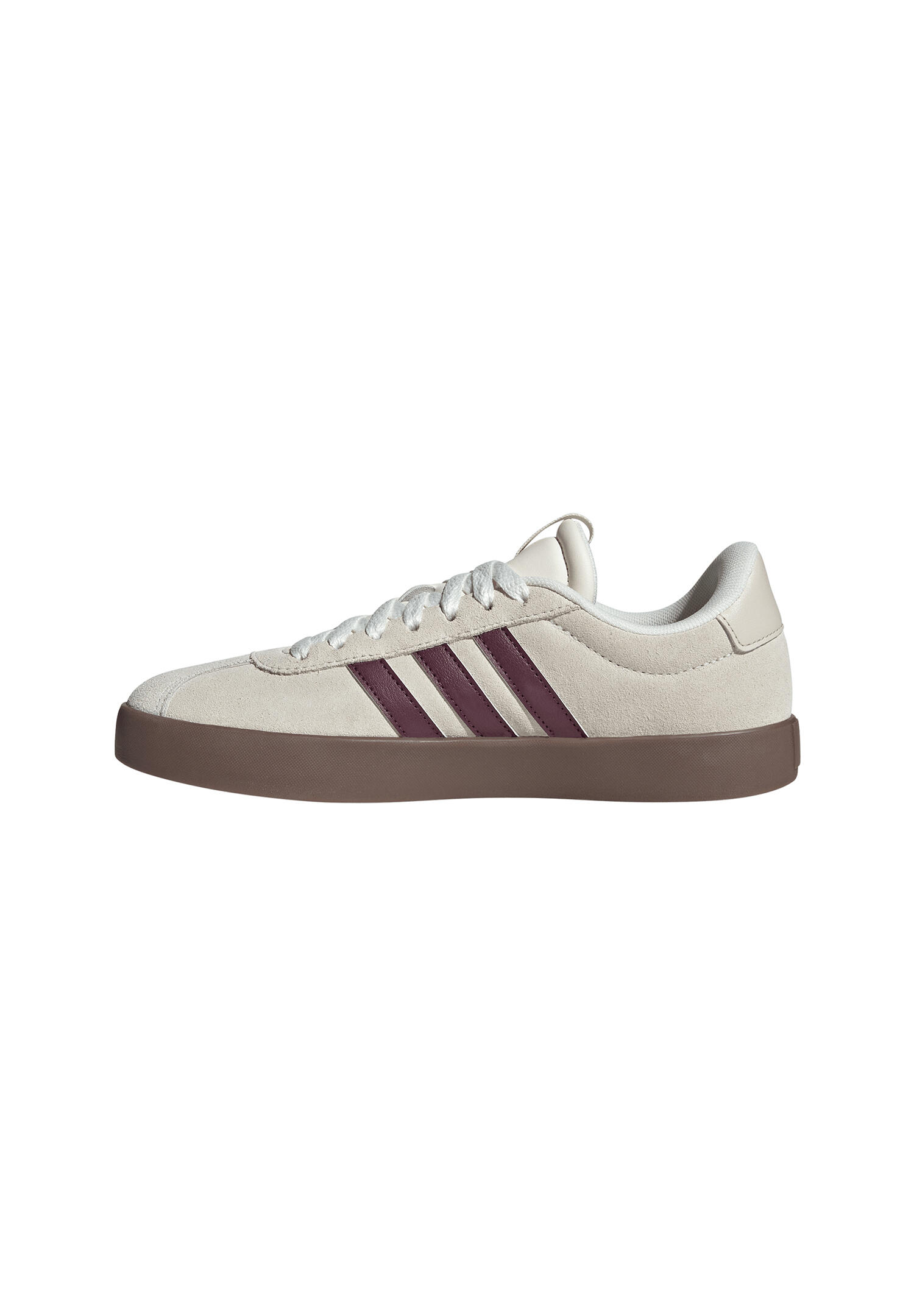 Adidas VL COURT 3.0 Damen Sneaker Schuhe KJ5140 Off White/Maroon/Gum 3/7