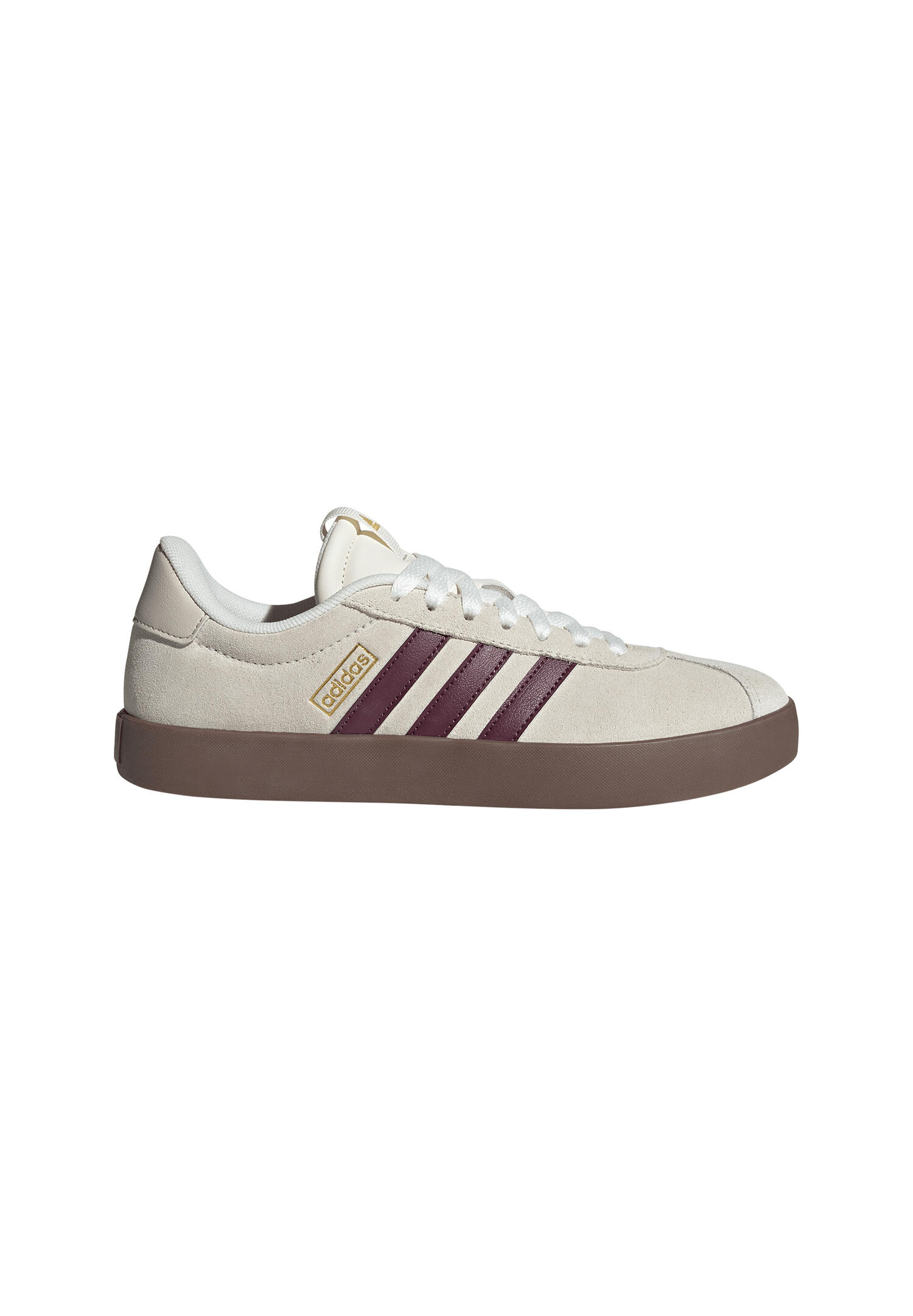 Adidas VL COURT 3.0 Damen Sneaker Schuhe KJ5140 Off White/Maroon/Gum 4/7
