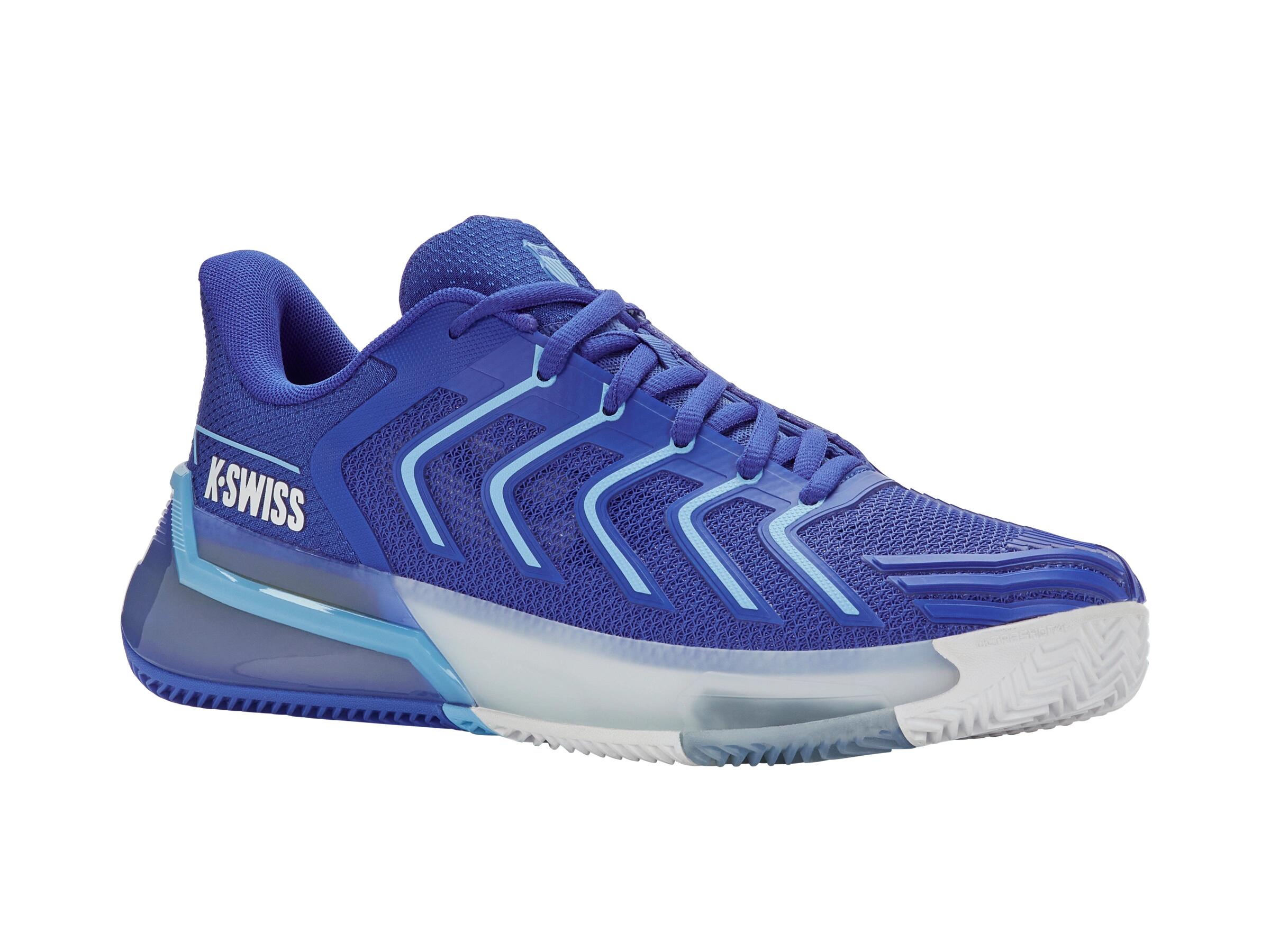 K‑SWISS ULTRA SHOT 4 HB herentrainingschoenen, blauw met paarse accenten 2/5