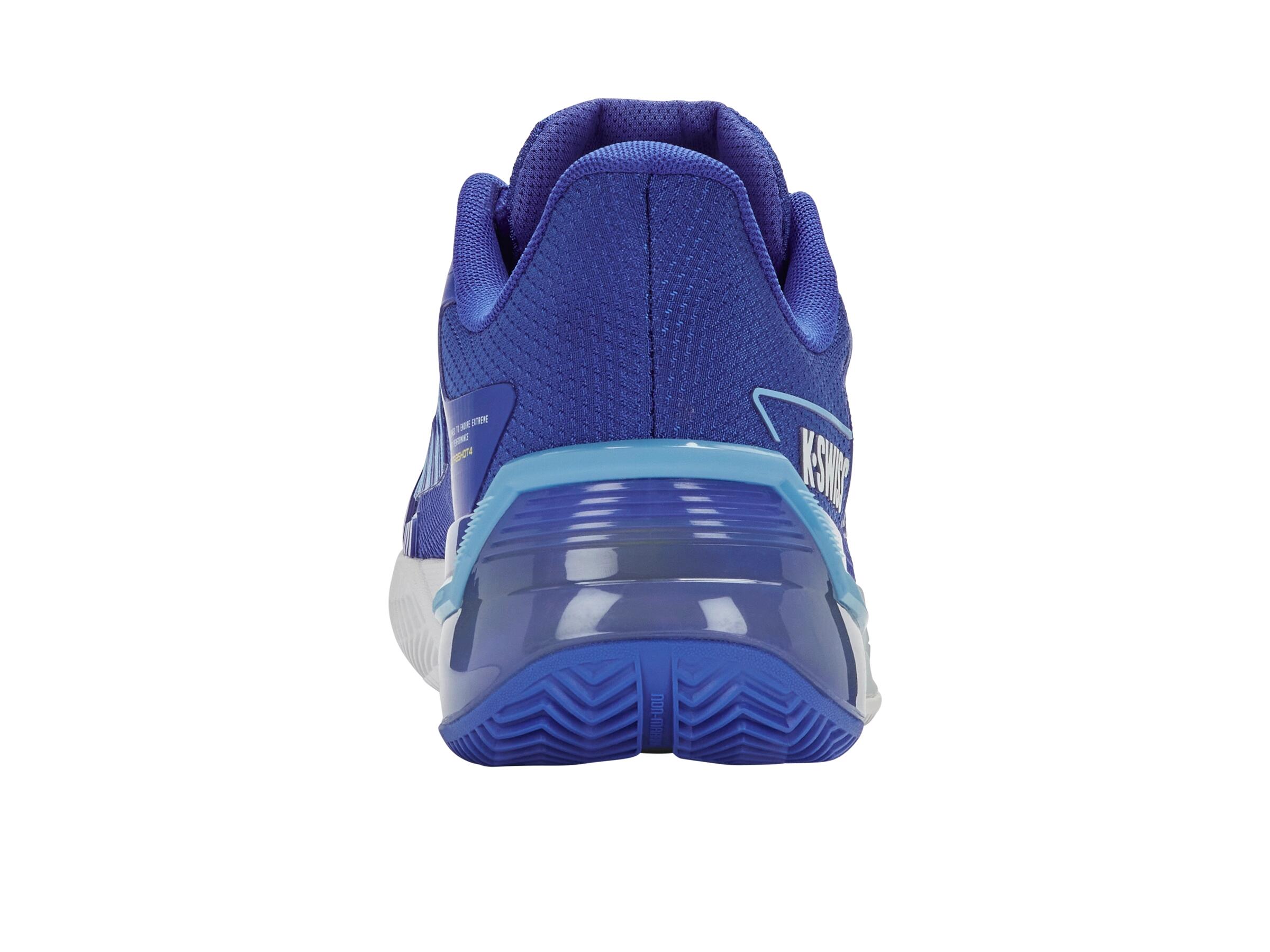 K‑SWISS ULTRA SHOT 4 HB herentrainingschoenen, blauw met paarse accenten 4/5