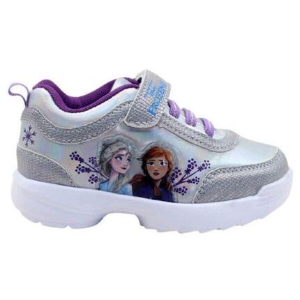 Frozen-Sneaker mit Lichtern für Mädchen, Silber