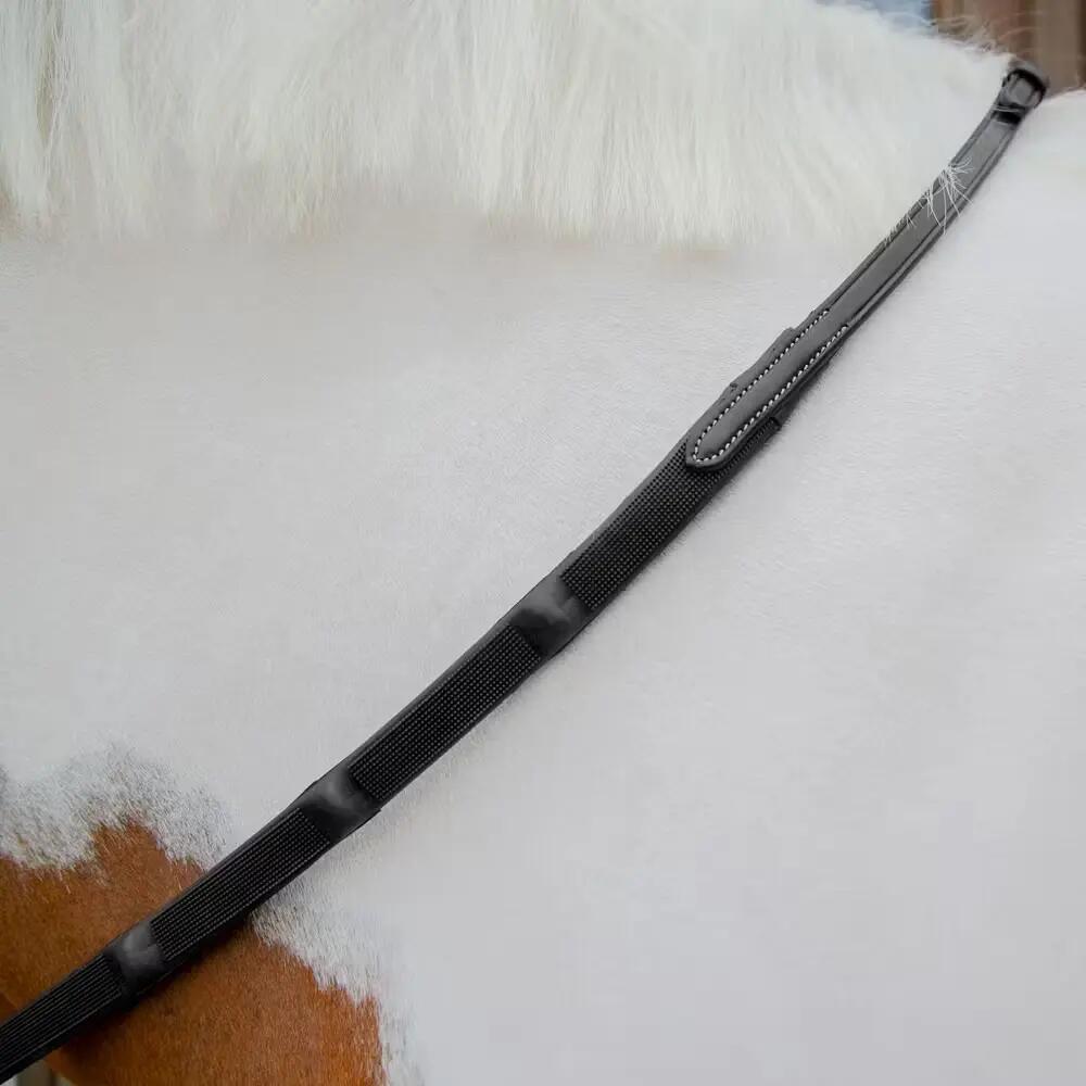 Redini per cavallo in gomma 1/2 con 7 fermagli integrati Dy'on 2/2
