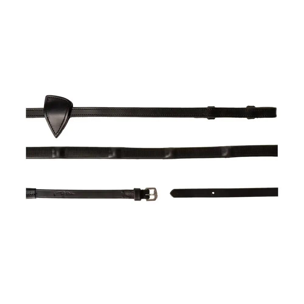 Rubber horse reins 1/2 with 7 built-in stops Dy'on