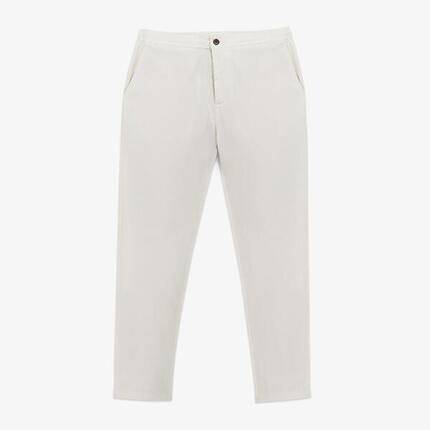 Chino 743 taille élastiquée toile parachute écru