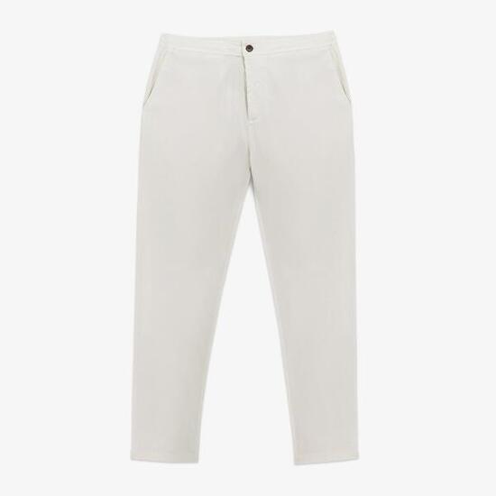 Chino 743 taille élastiquée toile parachute écru