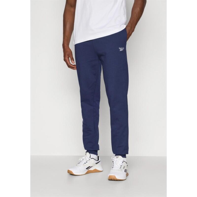 Pantalon long Reebok Andre navy en fleece, avec poignets et cordon 2/4