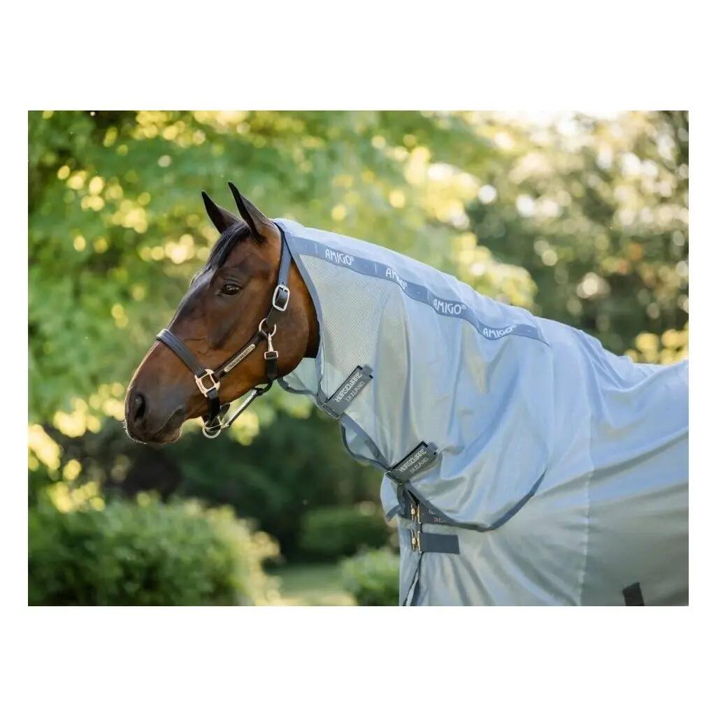 Couverture anti-mouches pour cheval Horseware Amigo integrated 2/4