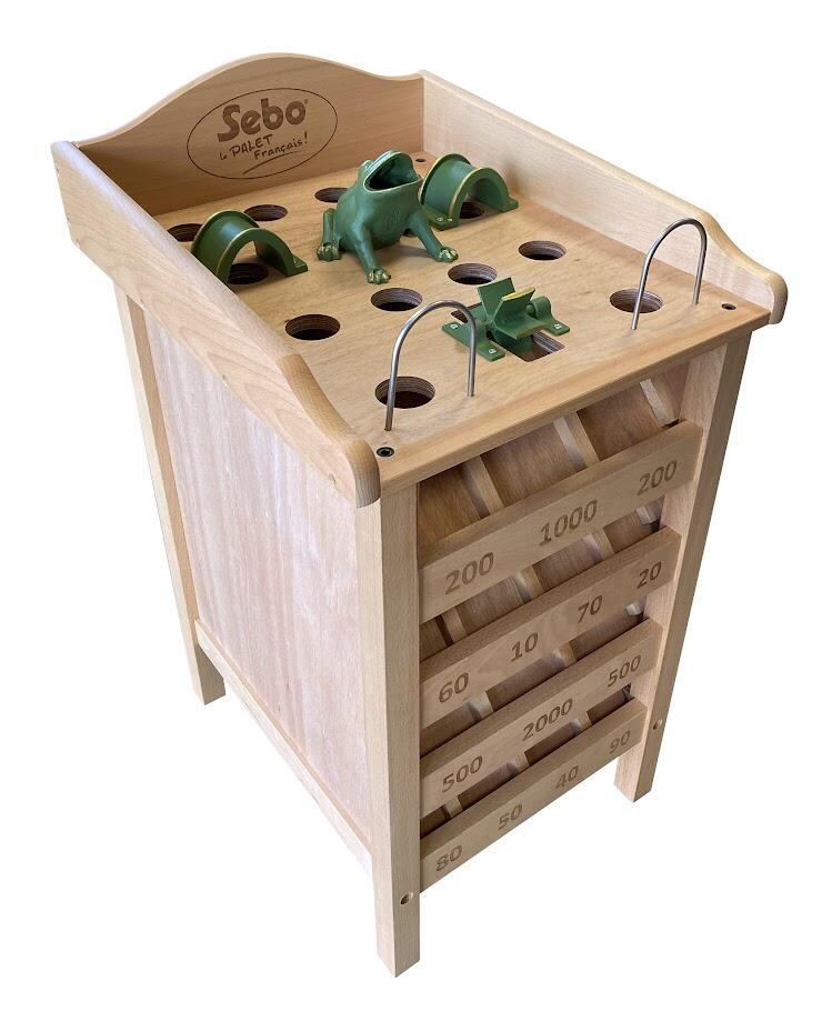 Jeu de la Grenouille, ou du Tonneau, pré-monté, fabriqué en France 2/5