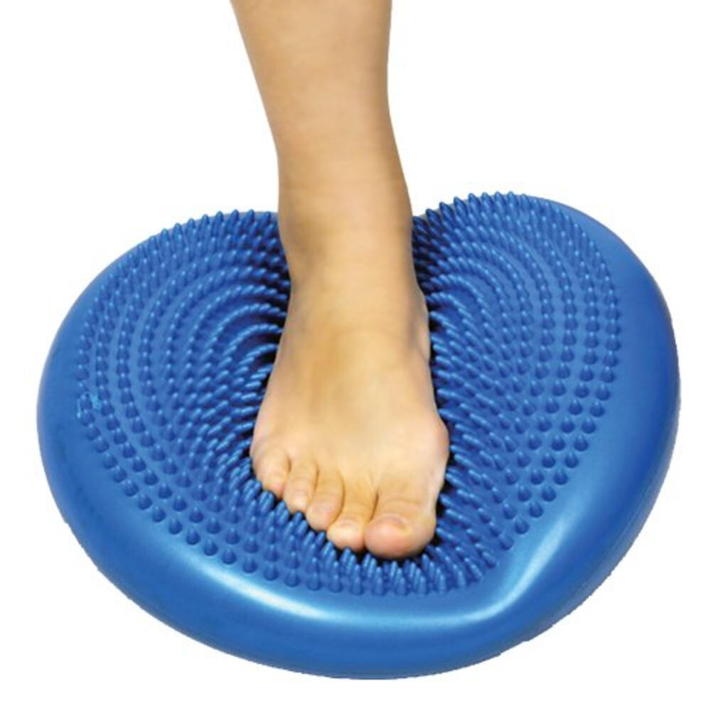 Disco de Equilibrio Antideslizante PVC 34 cm Diámetro Azul 2/3