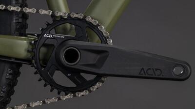 Cube aim slx dustyolive/gold, mountainbike 12-speed, hydraulische remmen